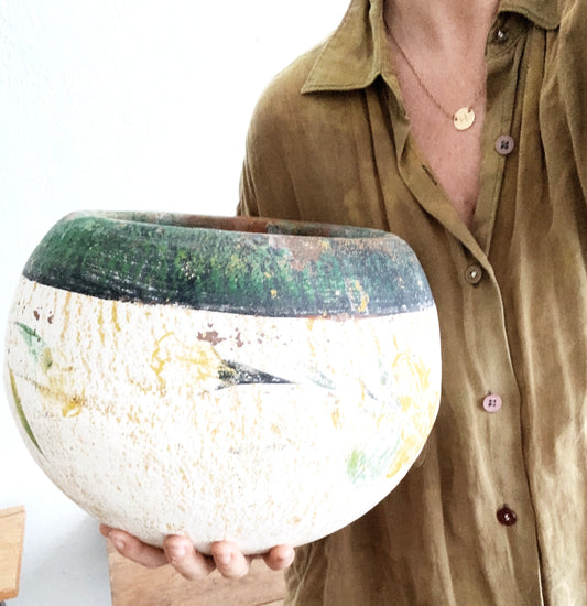 Vintage Mexican Clay Pot