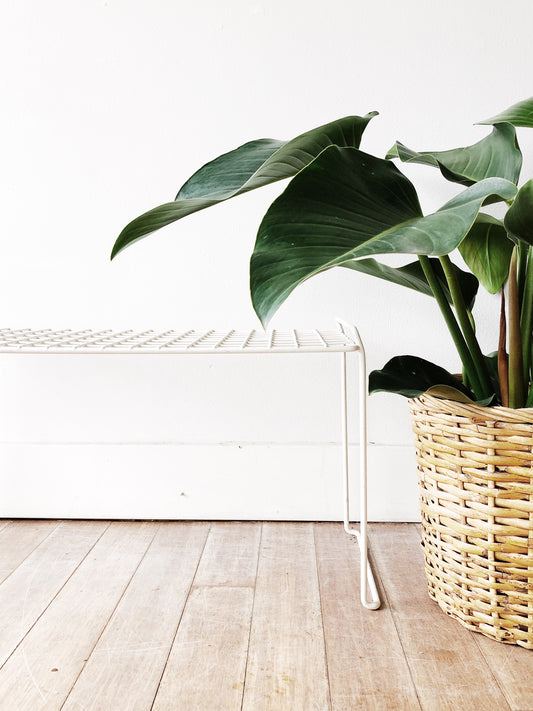 Vintage Wire Mesh Bench