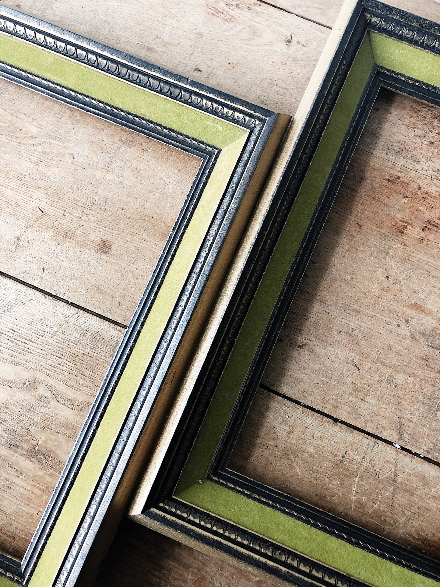 Mid Century Velvet Frame