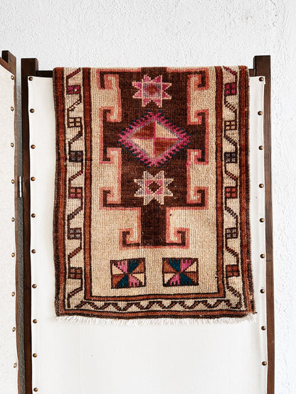 Vintage Turkish Mini Rug