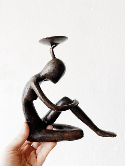 Vintage Bronze Figural Sculpture