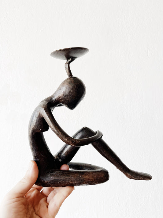 Vintage Bronze Figural Sculpture
