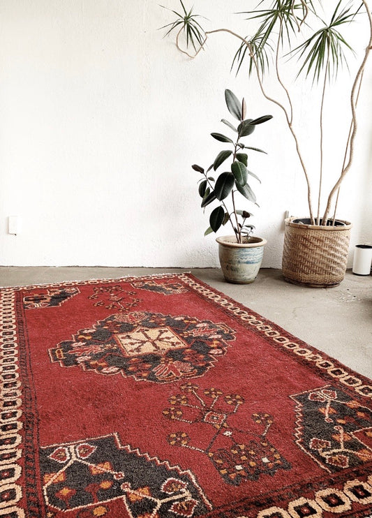 Vintage Plush Persian Wool Rug