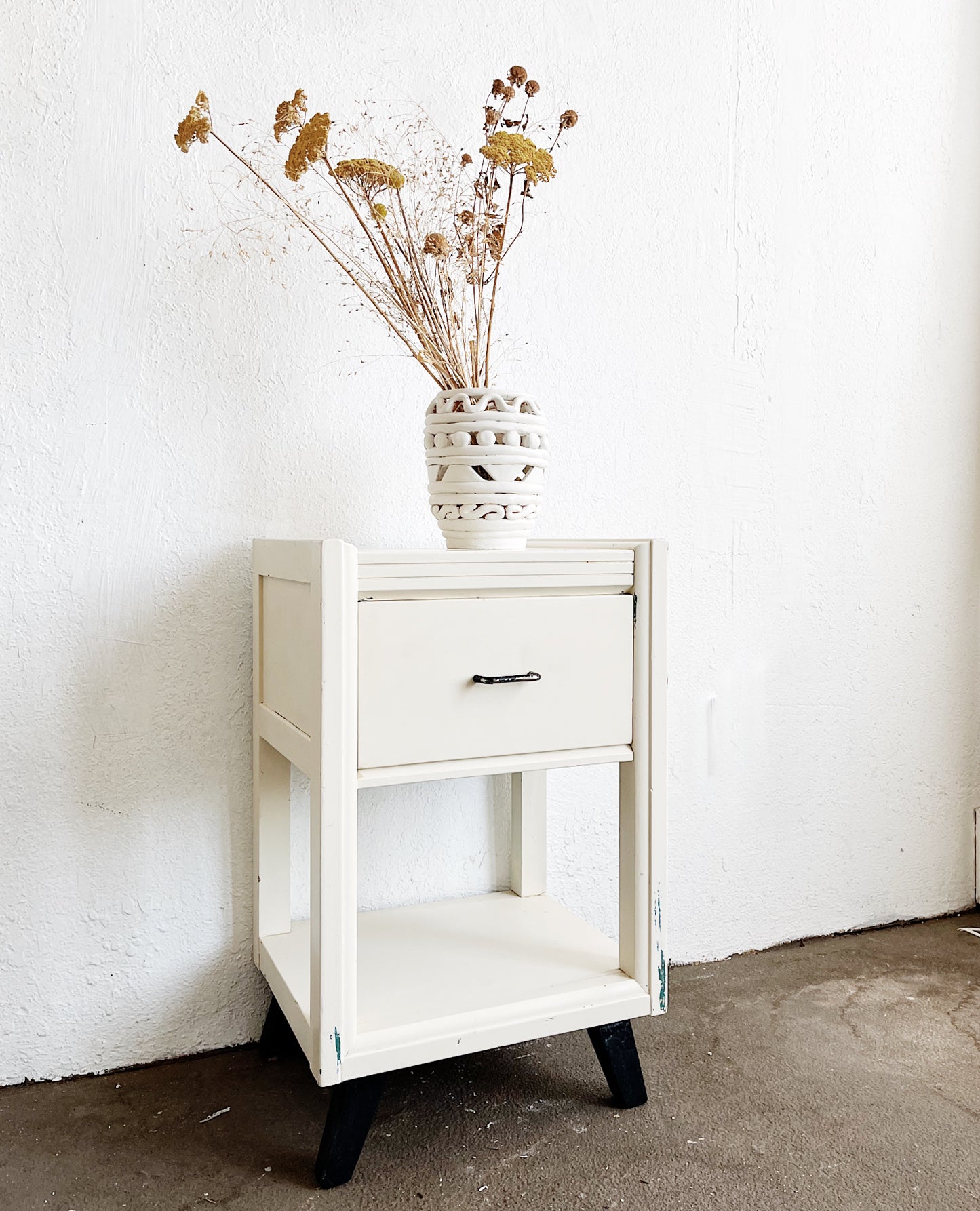 Vintage Wood Night Stand