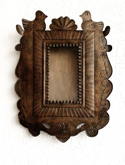 Pressed Tin Shadow Box Mexico