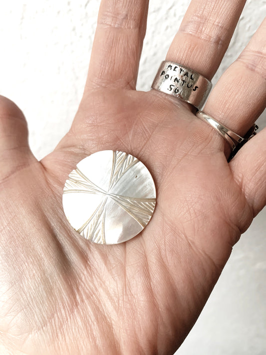 Vintage Mother of Pearl Stick Pin