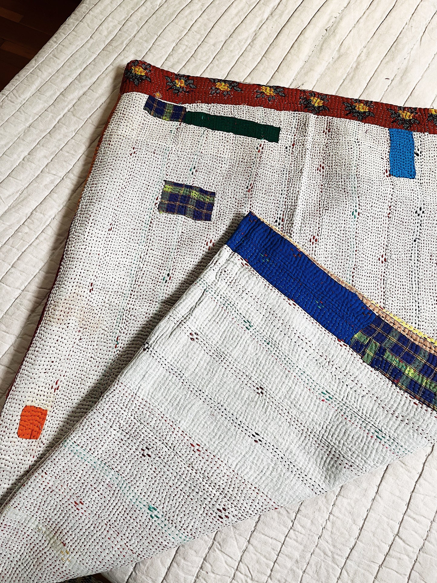 Vintage Kantha Quilt