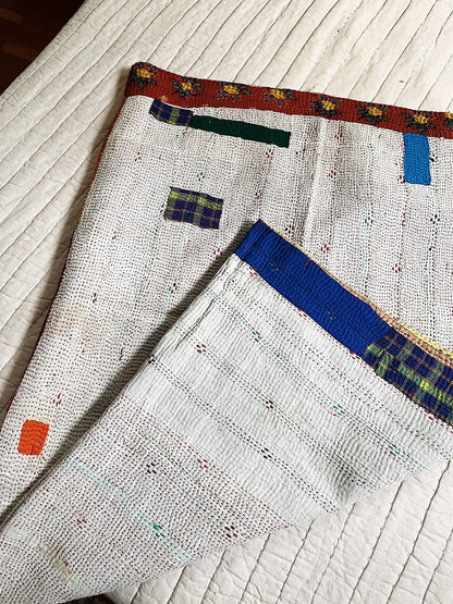 Vintage Kantha Quilt