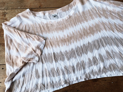 Indonesian Tie Dye Top   Rayon