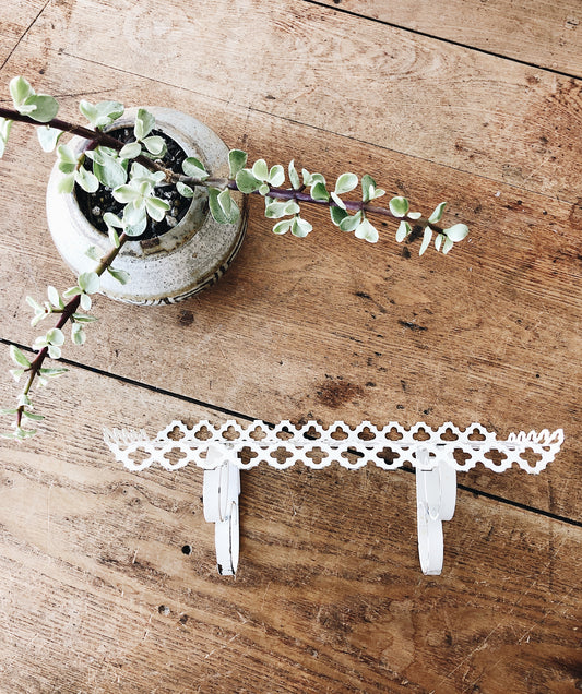 Vintage Mid Century Mesh Shelf