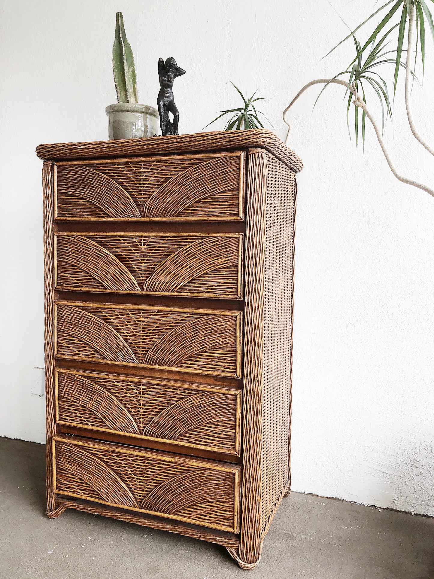 Vintage Woven Dresser