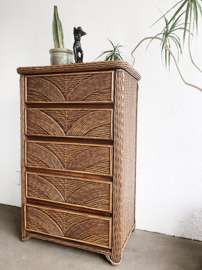 Vintage Woven Dresser