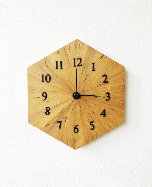 Vintage Desert Sagebrush Wood Clock
