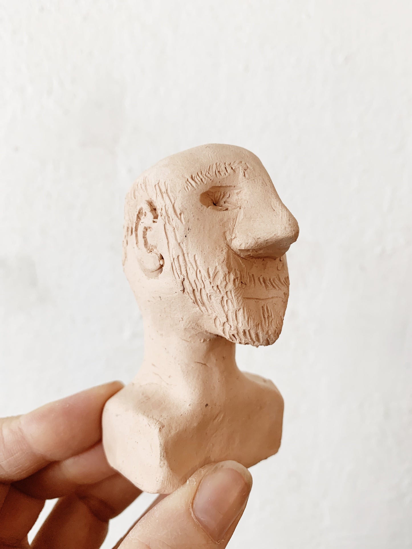Clay Head Sculpture