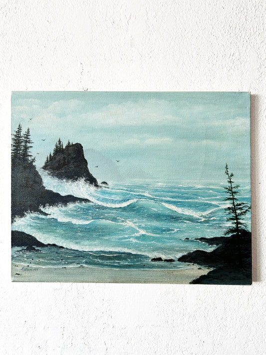 Vintage Seascape Painting