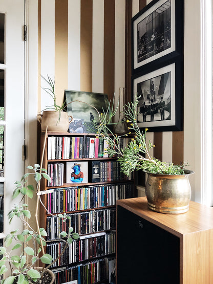 Vintage Hammered Brass Planter