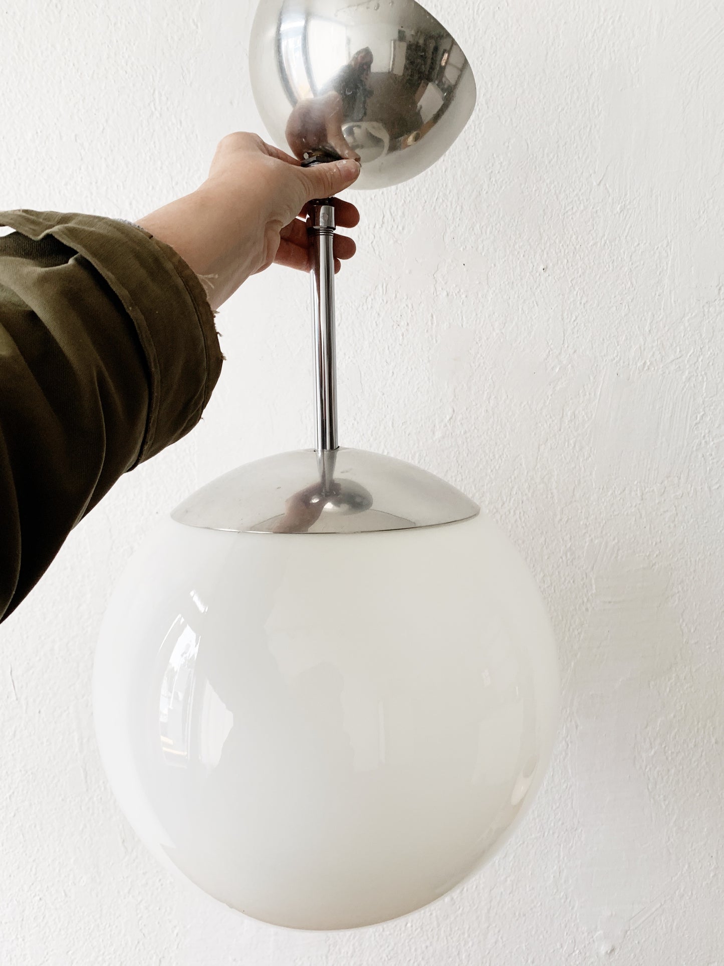 Mid Century Globe Pendant Light
