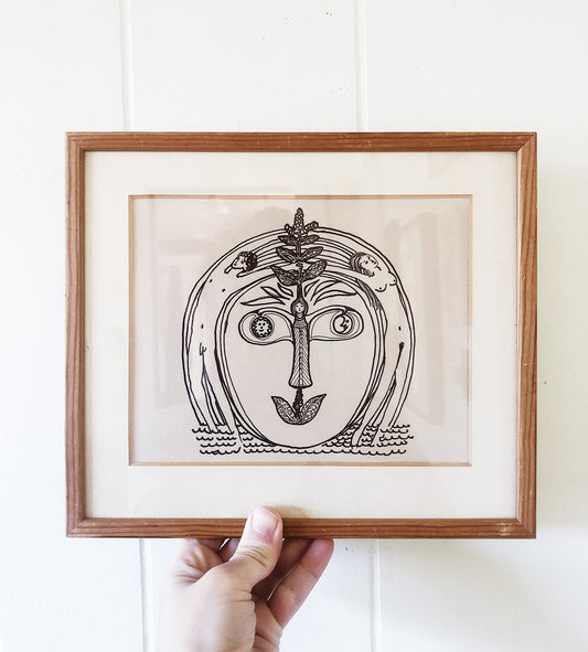 Vintage Win Ng Illustration