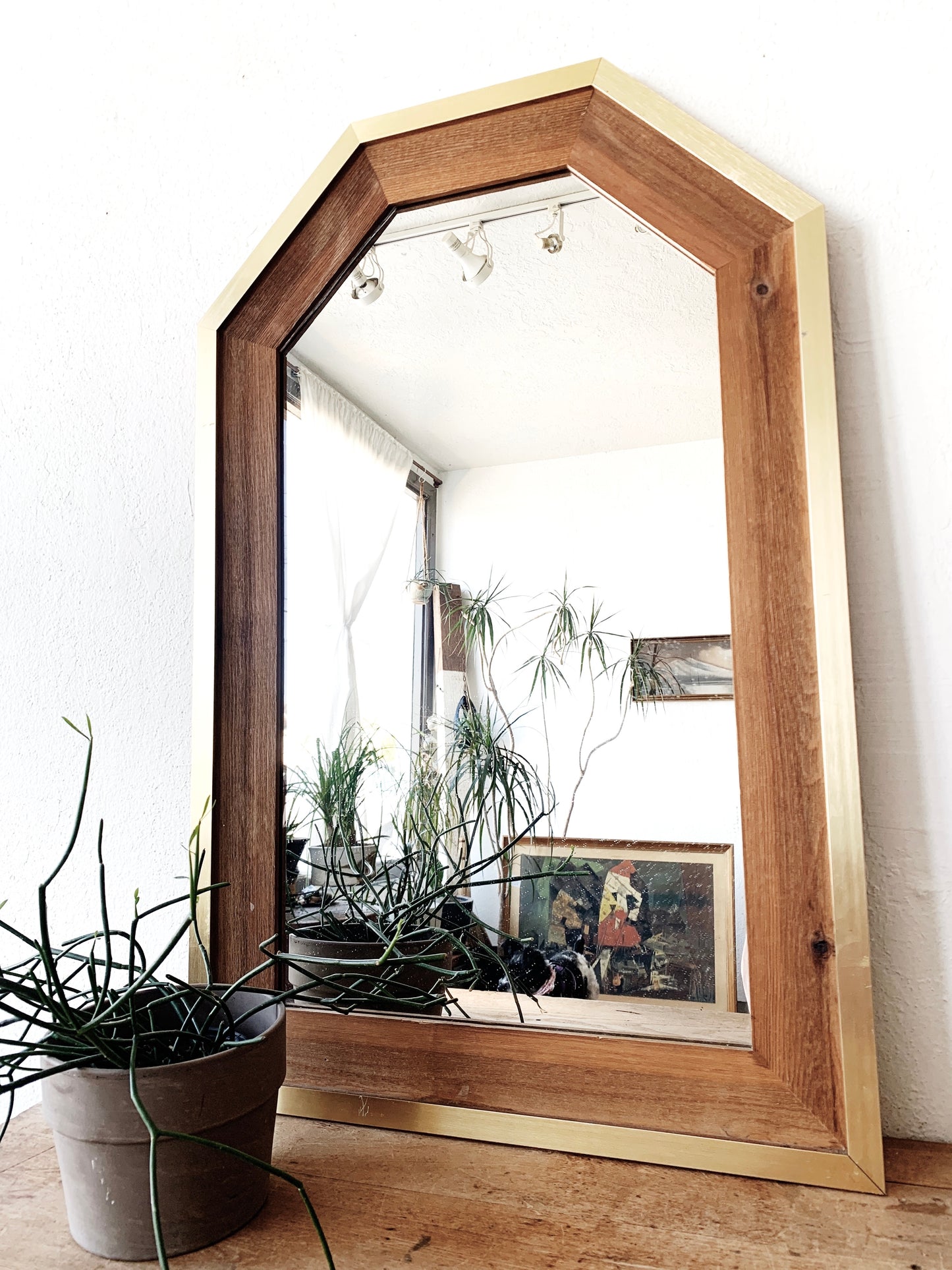 1970’s Wood Mirror