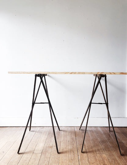 Vintage Pair of Wooden Table Stands