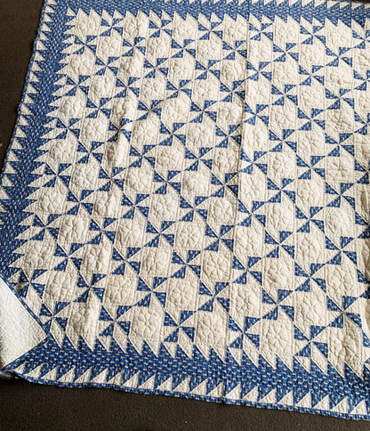 Antique Cotton Pinwheel Quilt