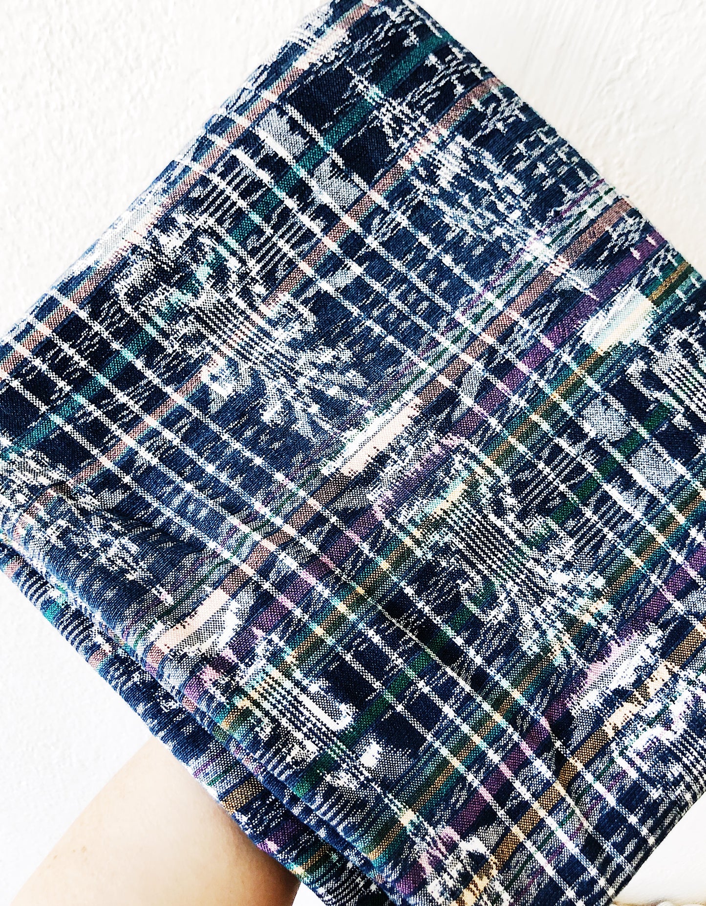Vintage Cotton Ikat Yardage
