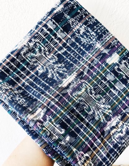 Vintage Cotton Ikat Yardage