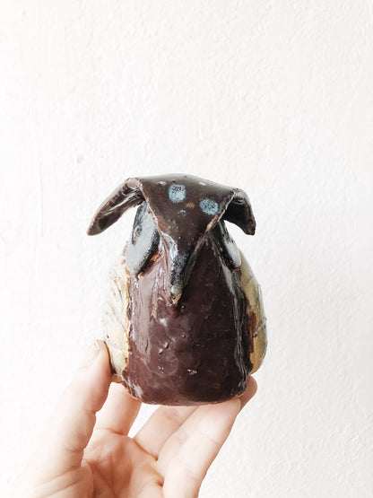 Vintage Handmade Ceramic Owl
