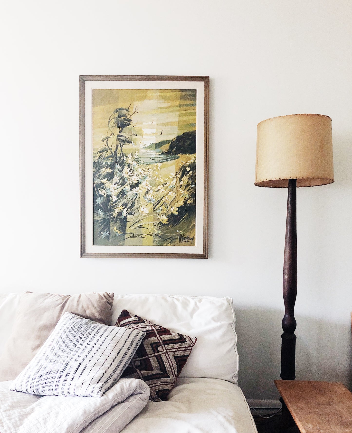 Large Vintage Original Woodward Landscape