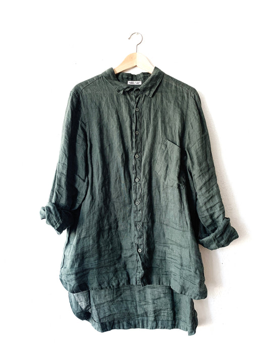 CP Shades Linen Button Up