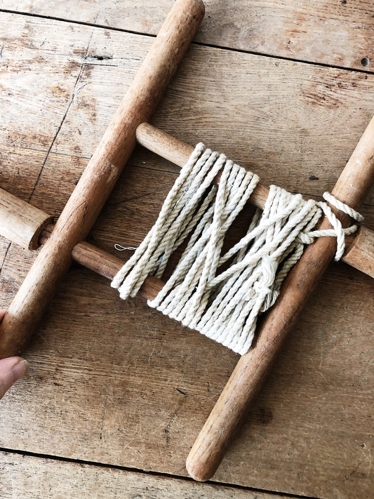 Primitive Rope Winder