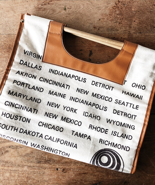Vintage Places Tote
