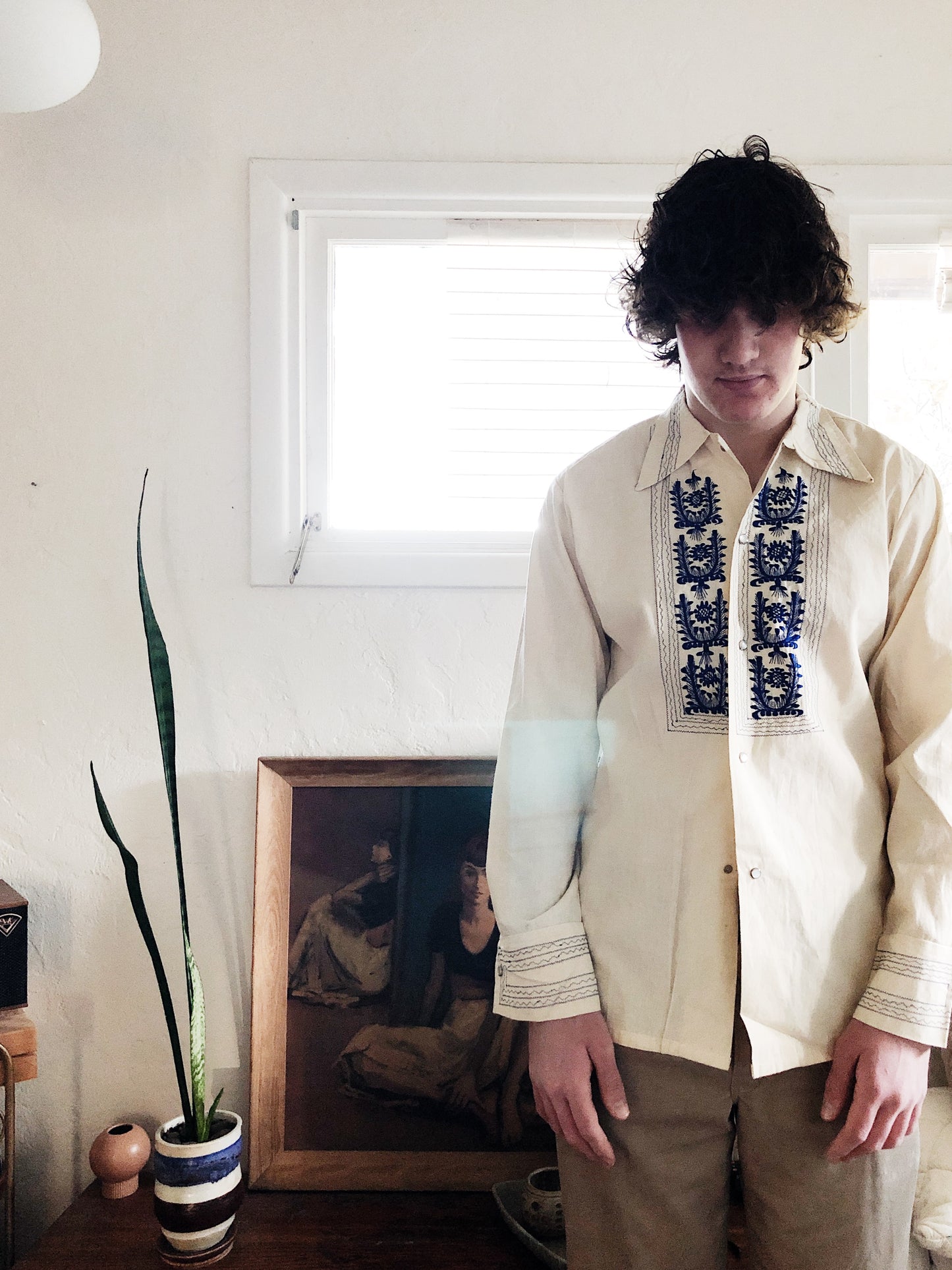 Vintage Mexican Tuxedo Shirt