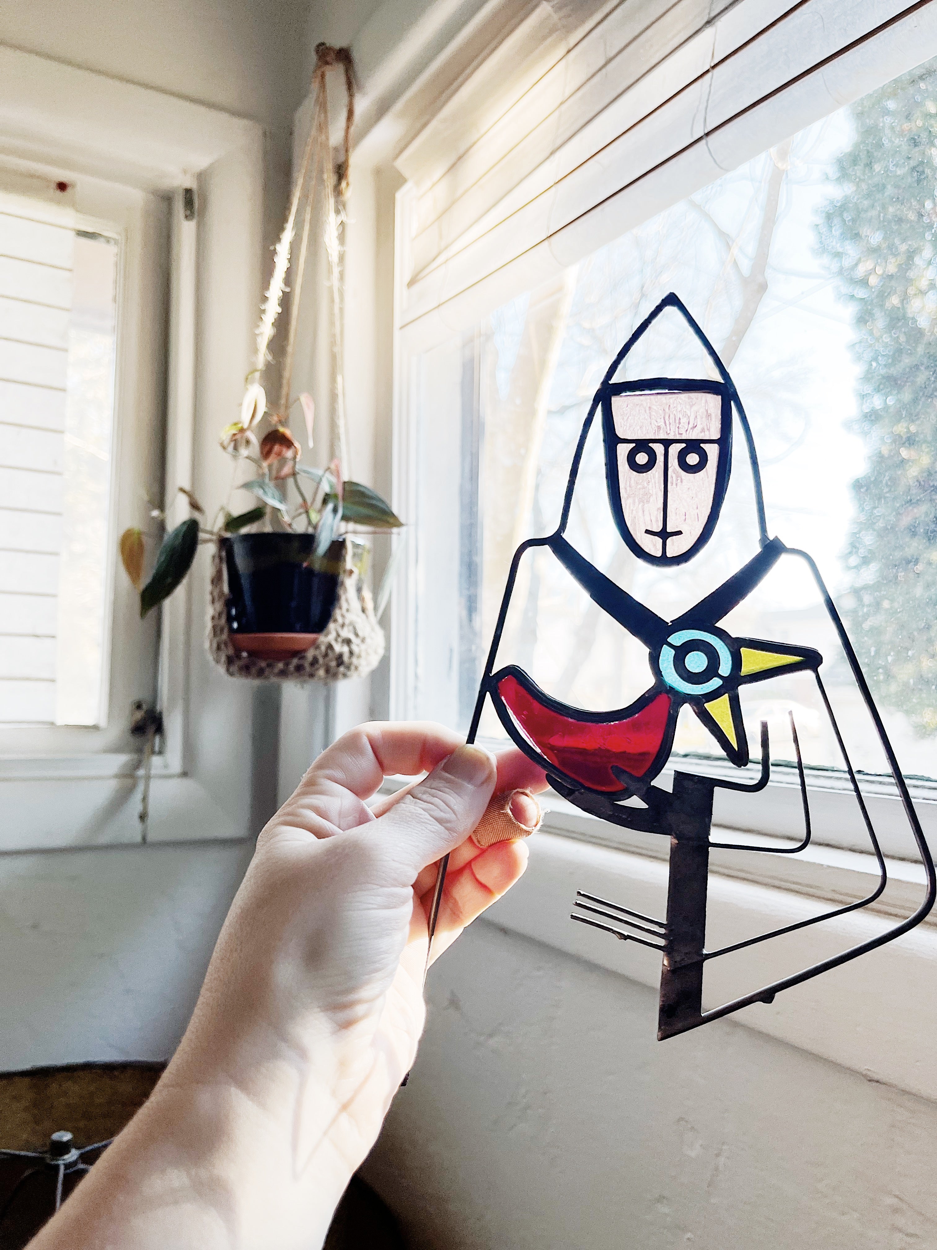 Vintage Stained Glass Art - Thumbnail 4