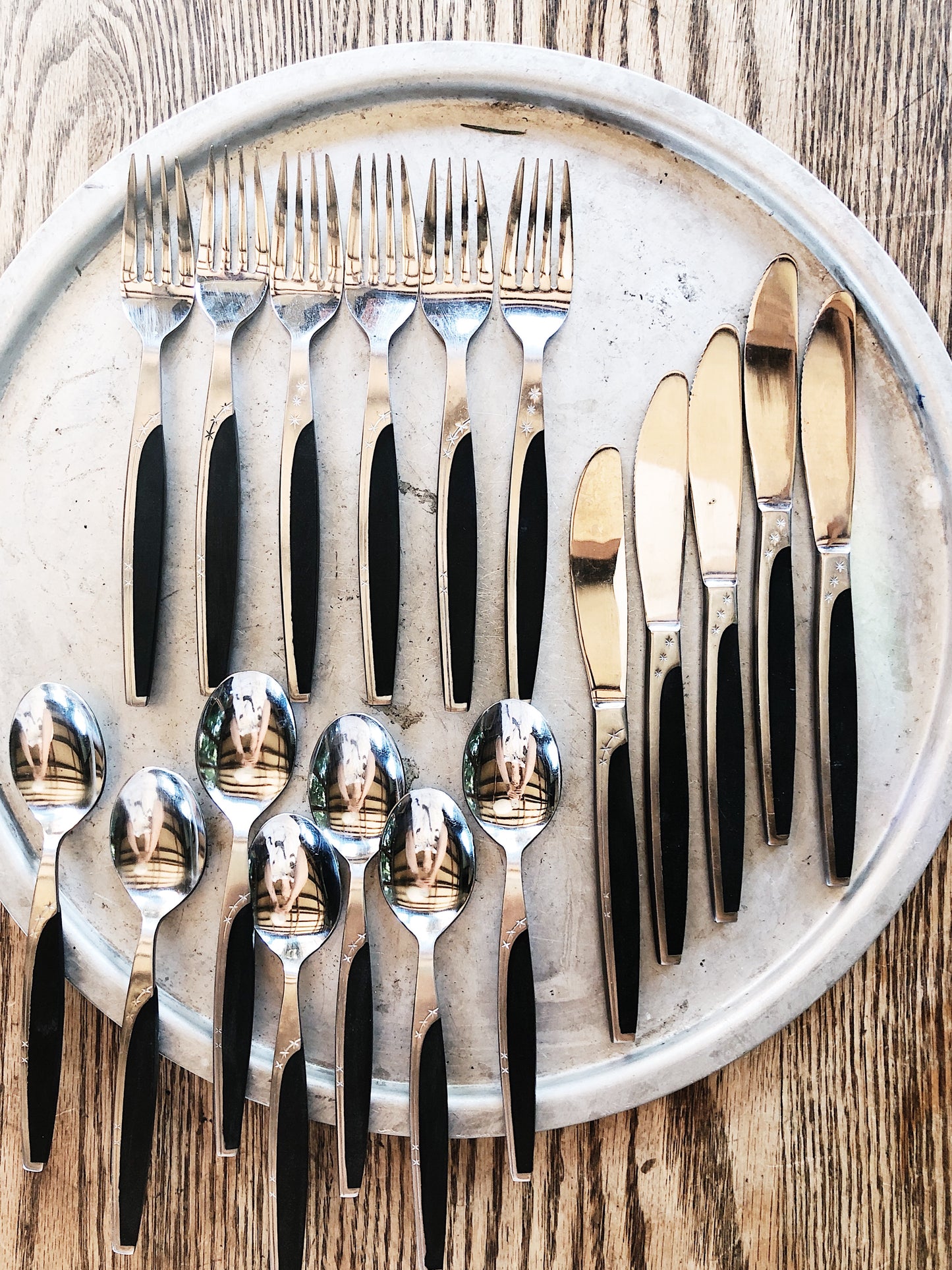 Vintage Mid Century Silverware Set