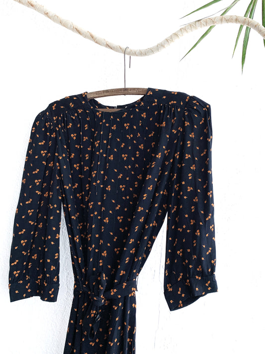 Vintage Virgo II Rayon Dress