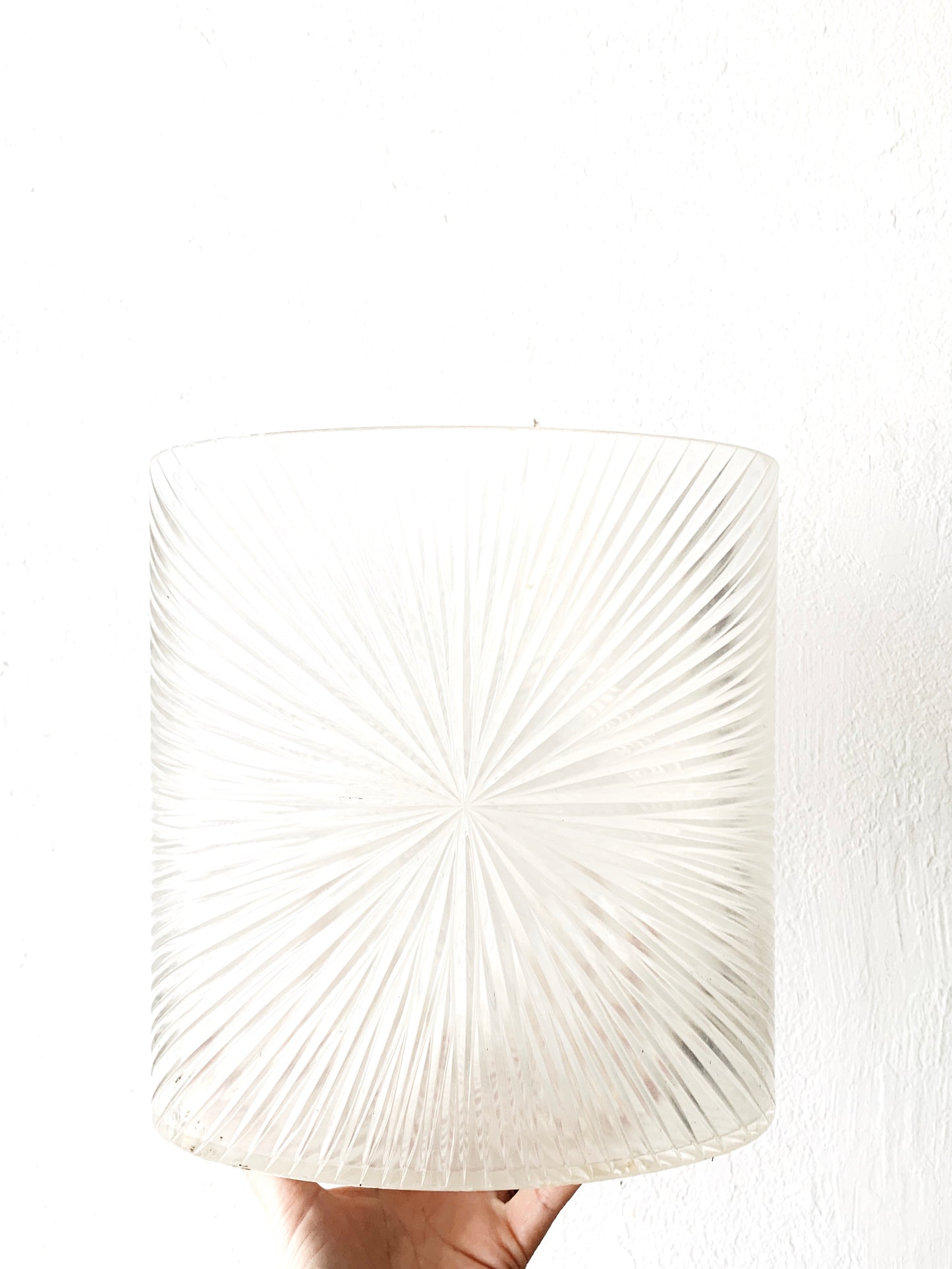 Vintage Lucite Garbage Can
