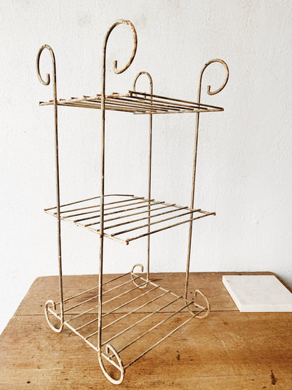 Mid Century Iron Plant Stand