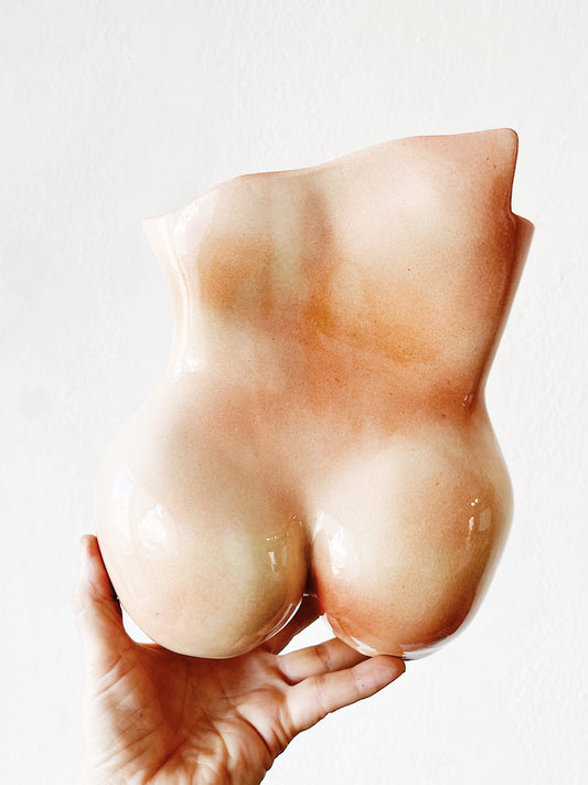 Vintage 1940s Bum Vase