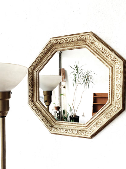 Vintage Octagonal Mirror