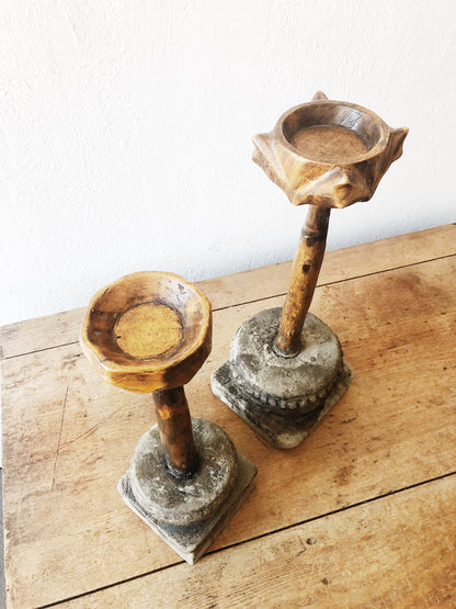 Brutalist Style Candleholder