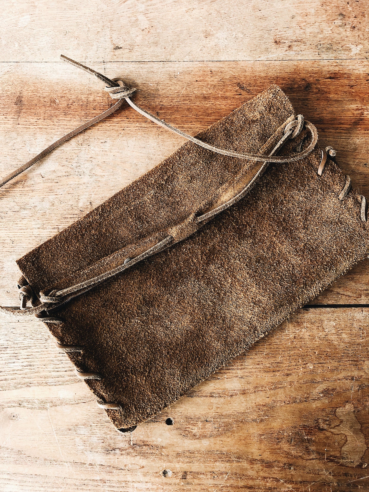 Vintage Suede Pouch