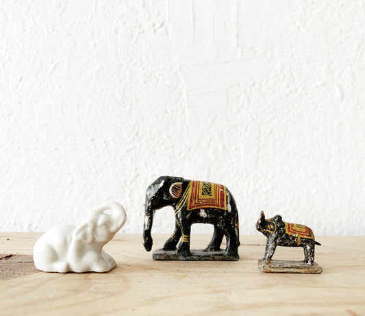 Tiny Vintage Elephant Collection