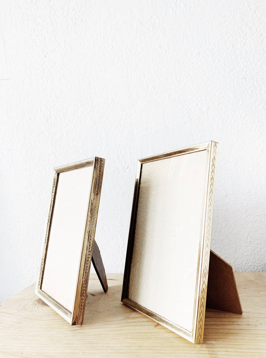 Mid Century Metal Picture Frame
