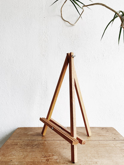 Vintage Adjustable Wood Easel
