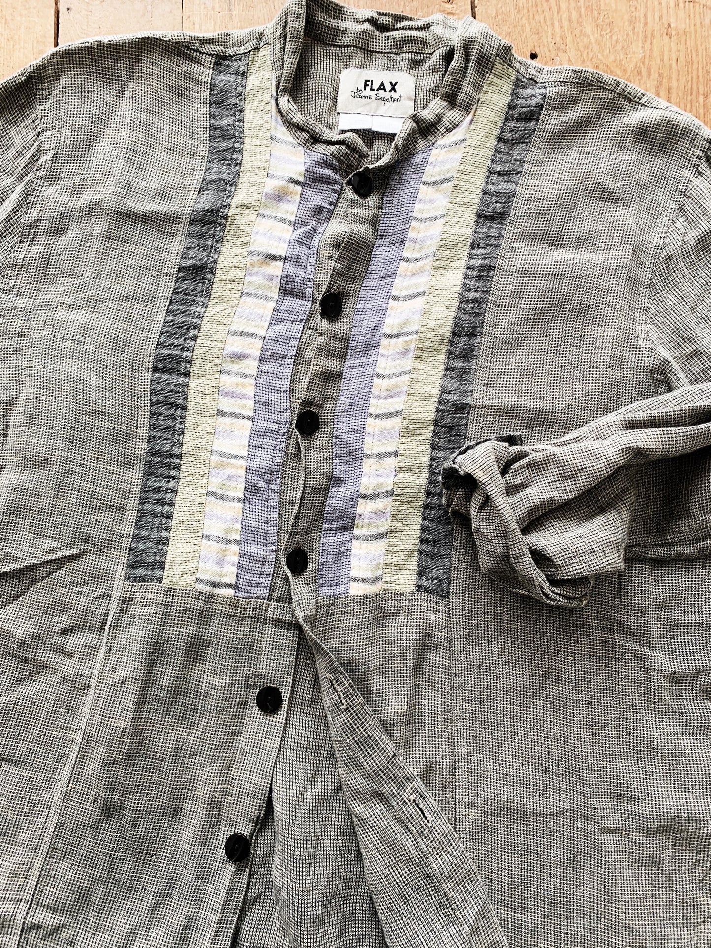 FLAX Linen Button Up
