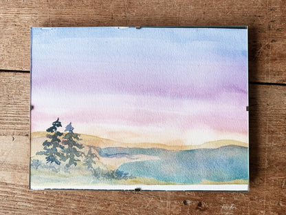 Original Watercolor Landscape