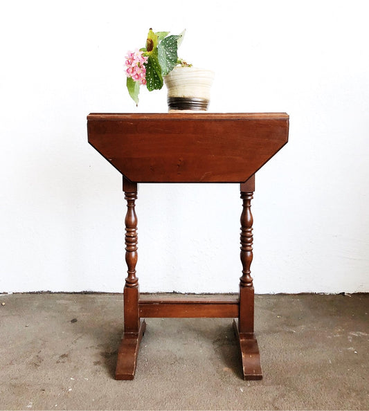 Antique Drop Leaf Side Table