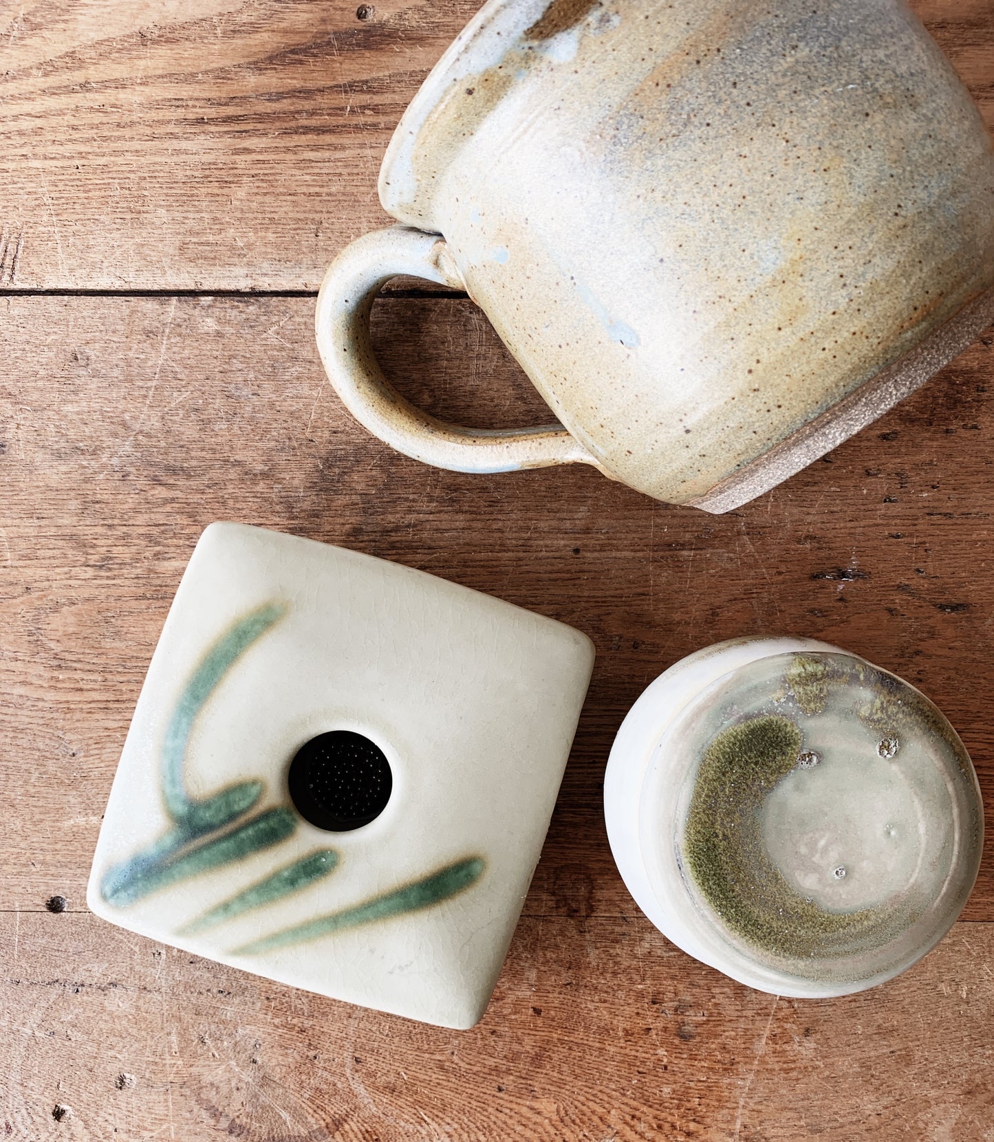 Vintage Stoneware Pitcher