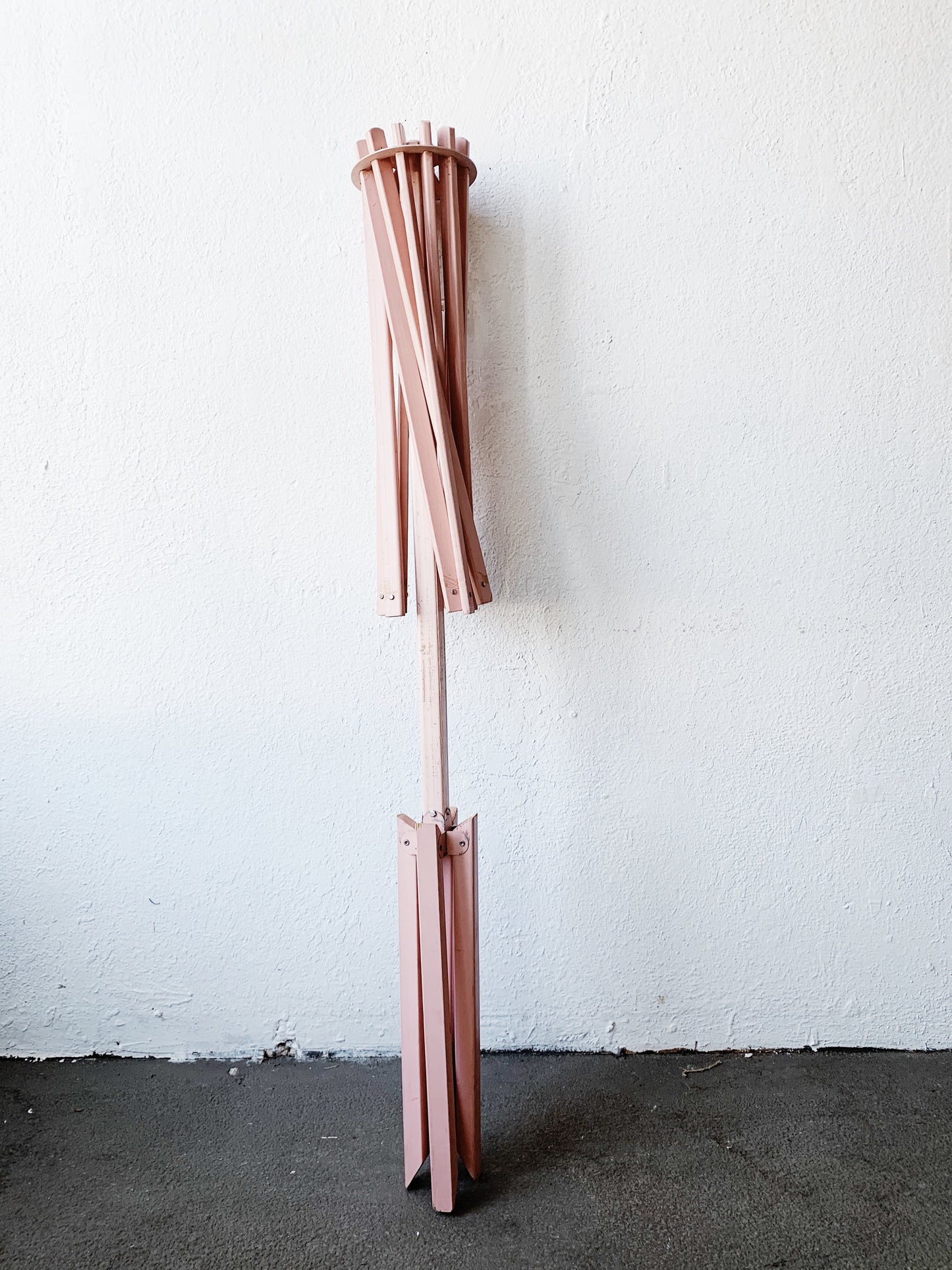 Vintage Collapsible Wood Drying Rack